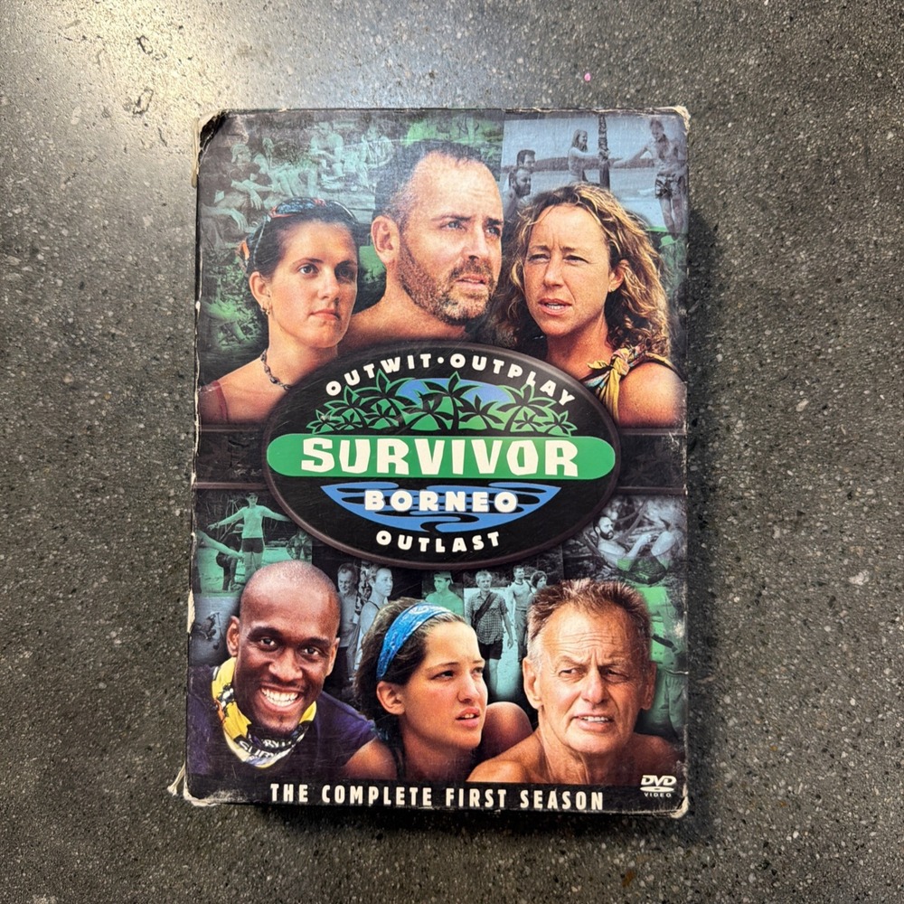 Survivor Borneo The Complete First Season 5 Disc DVD Set 2004 Very Good